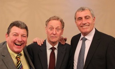 Austin knight with Jeremy Coney and Peter Shilton